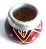 倒三角原生瑪黛茶葫蘆連金屬吸管