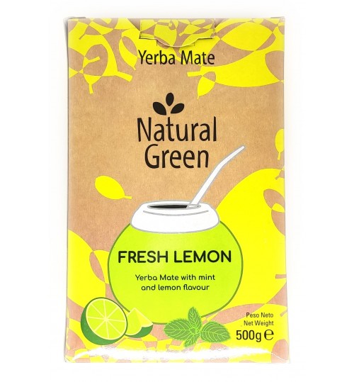 Natural Green 自然綠巴西檸檬味有梗瑪黛茶 500 克