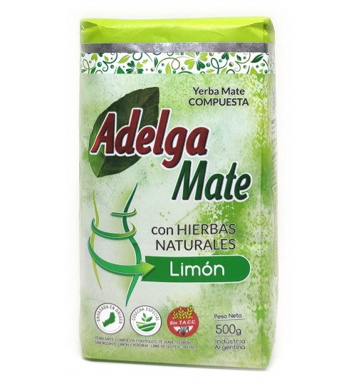 Adelga Mate 纖體嘜檸檬味有梗瘦身瑪黛茶 500 克