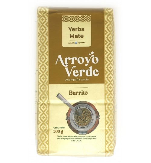 【微損品】Arroyo Verde 綠溪牌墨西哥捲餅味有梗瑪黛茶 500 克