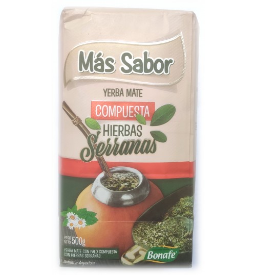 Más Sabor 更味道混合藥草有梗瑪黛茶 500 克
