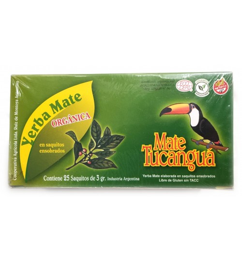 Tucanguá 犀鳥牌有機原味瑪黛茶袋泡茶 25 獨立茶包