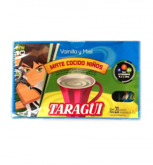 Taragüi 達然桂兒童香草及蜂蜜味瑪黛茶袋泡茶 20 茶包